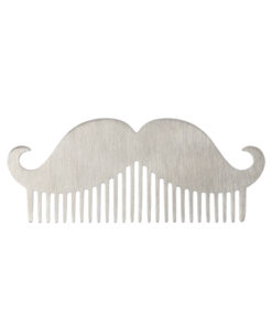 Stainless Steel Moustache Comb