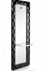 Diamant Black Styling Mirror