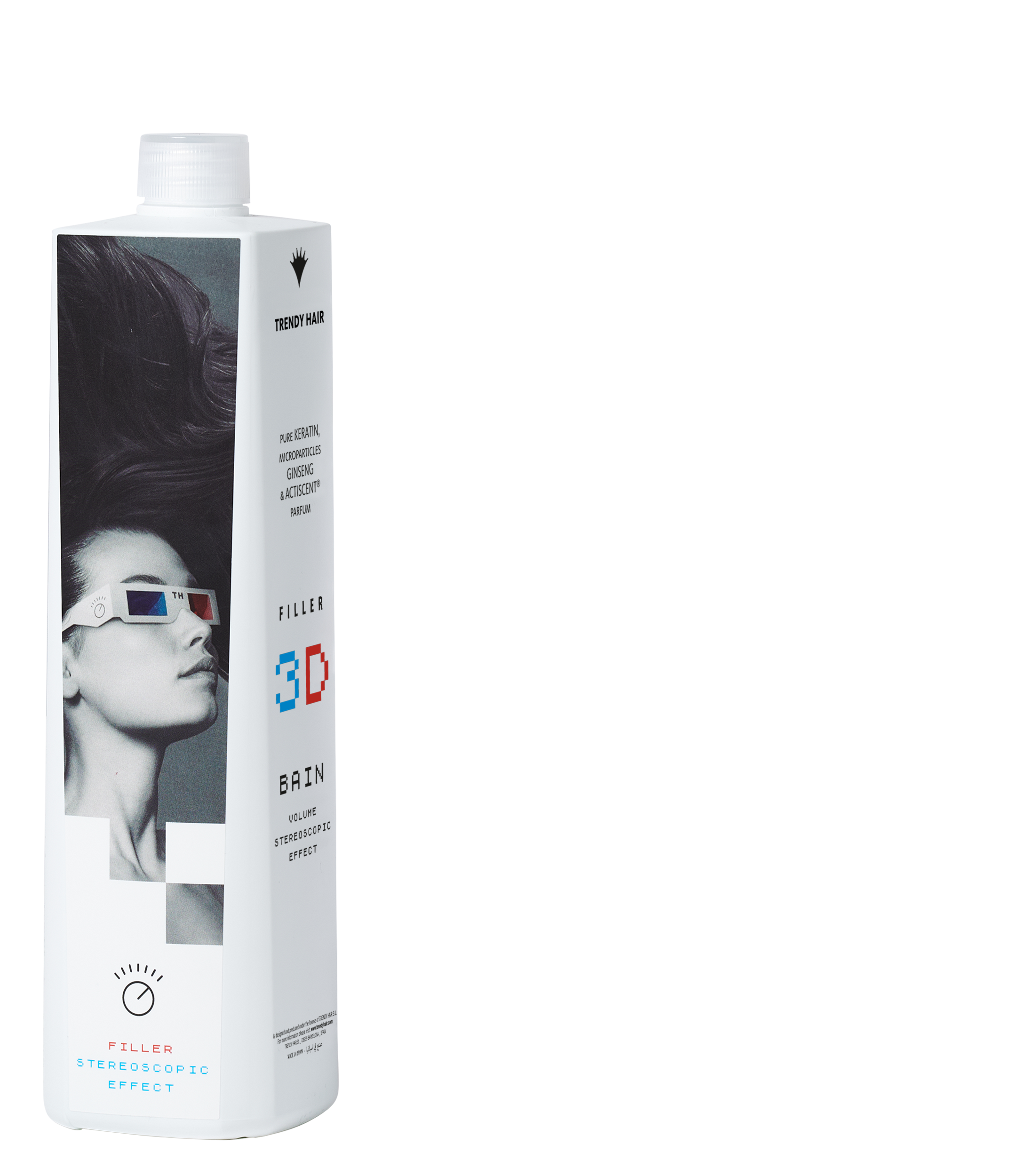 Trendy Hair 3d bain filler volume shampoo -1000ml