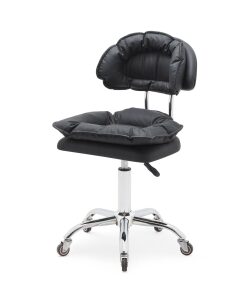 Beauty stool star base -black